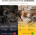 Kseroo 3-Pack Indestructible Dog Chew Toys for Aggressive Chewers: Bacon Flavored Rock-Hard Solid Nylon, Tough Dog Bones for Medium/Large Dogs 25-90lbs, Heavy Duty Dog Toys to Keep Them Busy, Brown-XL