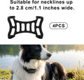 XIHIRCD 4pcs GPS Dog Tracker Clip Mount Replacement Accessories (Black)