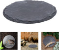 Reptile Basking Platform Rock Tortoise Habitat Slate Rock for Reptiles Food Dish Landscape Habitat Decor Accessories for
