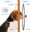 2 Pack Dog Fence Window with Air Holes Diameter 12.44" Deep 4.92"