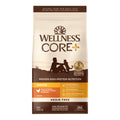 Wellness CORE+ Adult Dry Cat Food for Indoor Cats, Natural, Grain Free Kibble, Chicken, Turkey and Chicken Meal Recipe, 5 lb Bag