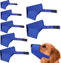 7 Sizes Oxford Dog Muzzle Set, Adjustable Pet Mouth Guard for Biting Barking Chewing, Snout Cover for Small Medium Large