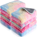 Tudomro 8 Pcs Guinea Pig Fleece Cage Liners, Tie Dye, 16 x 24 Inch