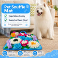 Tesitehi Snuffle Mat for Dogs Sniffing Feeding Mat for Small and Medium Breed Dogs and Cats Non-Slip/Portable/Durable Interactive Puzzle Pet Puppies Toys Encourages Natural Foraging Skills