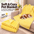 Yellow Dog Blanket Emotional Support Blanket for Dogs