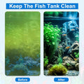 Fish Tank Cleaner, Aquarium Cleaning Tools Set of 3 Pieces, Include Algae Scraper for Glass Aquariums Fish Net for Fish 