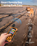 LYZPET 3-in-1 Wireless Dog Fence System: Ultra-Precise ±1Ft, Electric Shock Fence Featuring Indoor Barrier & Remote Training, IPX7 Waterproof Collar, 3 Correction Modes, 15+ lbs Dogs