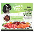 Simple Food Project - Beef & Salmon Recipe - Freeze Dried Raw Food for Dogs - 96oz