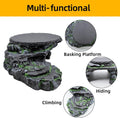 Reptile Basking Platform Gecko Hide Juvenile Beared Dragon Tank Accessories