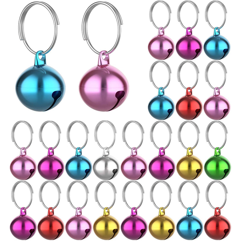Outus 24 Sets of Cat Bells for Cat and Dog Collar Pendant Pet Bell Pet Pendant Accessories
