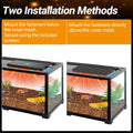 Reptile Heat Panel Adjustable Temperature 60W Reptile Heater for Terrariums, Energy Efficient & Non-Light Reptiles Heati