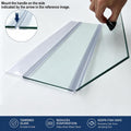 Clear Tempered Glass Aquarium Canopy Replacement Lid 19.33x9.84x0.16in Fish Tank Hood Fits Most 10 Gallon Aqueon Tanks f