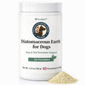 Diatomaceous Earth for Dogs – Natural Powder for Flea & Tick Management, Digestive Cleanse & Detox – Safe for Internal & External Use – Chemical-Free Pet Care – 4.23 Oz