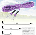 Reflective Cat Long Leash 15 FT, Outdoor Backyard Cat Tie Out Lead