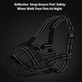 OOPSDOGGY Pitbull Dog Muzzle Reflective Metal Mask Secure Wire Basket Muzzles for Large Sized Dogs Amstaff Soft Cage to 