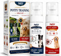 Potty Training Spray for Dogs, Premium Go Here Puppy Training Aid for Housebreaking, Indoor & Outdoor Dog Pee Attractant