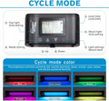 hygger Aquarium Programmable LED Light, for 48~55in Long Full Spectrum Plant Fish Tank Light with LCD Setting Display, 7
