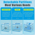 AQUANEAT Fish Tank Breeder Small Mesh Net Fry Saver Aquarium Spawn Hatchery Isolation with Suction Cups Hatchery Incubat