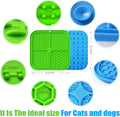 Honomastry Lick Mat for Dogs, Premium Lick Pad with Suction Cups for Dog Anxiety Relief, Slow Feeder Dog Bowls, Bathing, Grooming and Training.