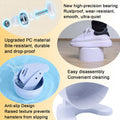 Hamster Wheel, 6.5" Super-Silent Exercise Wheels, Dual-Bearings Quiet Spinner Running Wheels, 3 Installation Methods, Fi