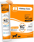 VFcare KC Complex Kidney Support Supplement for Cats & Dogs – Omega 3 for Dogs, Omega 3 for Cats – Fish Oil, SOD, Nano-Chitooligosaccharide – Vet Formula for Renal Health – 30 Sachets