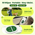 FEMEKE Unscented Dog Wipes & Cat Wipes (4x50 Packs) | Hypoallergenic, pH Balanced for Paws, Body, Eyes & Ears Grooming |All-Natural Plant Fiber Wipes with Aloe & Vitamin E | Pearl Texture