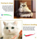 Bouncy Balls for Cats, Cat Worm Toy-5 Pack&2 Bells