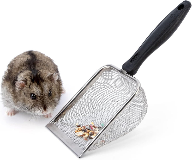 Niteangel Hamster Sand Bath Scoop: Can Removes Clump Waste Keeps Clean Sand