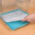100 Sheets Bird Cage Liner Papers, Disposable Bird Cage Paper Liners, Cuttable Pet Animal Cages Cushion, Precut Absorben