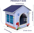 Heated Cat Houses for Indoor/Outdoor Cats with Elevated Heated Cat Bed Waterproof Providing Safe Feral Cats, Easy to Ass