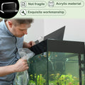 Qunclay 4 Pcs Aquarium Lid Handles, Acrylic Fish Tank Handles, Transparent