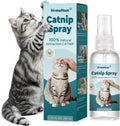 HomeHom Catnip Spray for Cats – Calm Anxious, Stressed or Bored Indoor Cats Naturally – Spray on Toys, Bedding or Scratch Post – 100% Natural – Not for Direct Spray on Pets