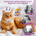 Cat Calming Pheromone Diffuser Kit – 2 Plug-Ins & 4 Refills (48ml), Cat Anxiety & Stress Relief, Multi Cat Calming Diffu