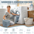 6 Packs Washable Guinea Pig Cage Liners, Waterproof Guinea Pig Pee Pads Reusable Absorbent Bedding Anti Slip Mats for Sm