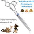 JASON Dog Grooming Thinning Scissors - 7" Trimming Blending Shears 50 Teeth