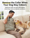 GPS Wireless Dog Fence with Customizable/Circular Boundary for Dog 10 lbs+