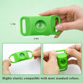 Pendant for Dogs, Adjustable Collar Tag for Small Medium Large Breeds, Water-Resistant Dog Pendant 2 Pcs with 4 Extra Re