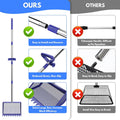 Chicken Poop Scooper Rake 2-in-1,304 Stainless Steel Shovel Head, Chicken Litter Scoop with Handle for Chicken Coop for 