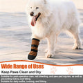 2 Pcs Dog Paw Wound Recovery Boots Non-Slip Dog Protector Boots for Injured Paw Breathable Soft Pet Shoes for Wound Care