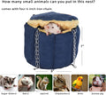 Sugar Glider Pouch, Rat Hanging Bed, Chipmunks Warm Bed, Rat Cage Accessories, Small Pet Animals Bed Dutch Pig Hamster N