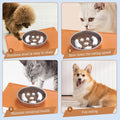 Stainless Steel Slow Feeder Dog Bowls – Non-Slip Metal Dog Bowl for Large & Medium Breeds, Puppy Puzzle Feeder – 2 Cup C