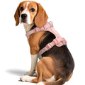 Wisedog Dog Harness Medium Sized, Pet Vest with Front Clip, Adjustable Puppy Harness with 3 Fast Release Buckles[Easy to Put on & Take Off] (Pink, M)