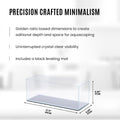 UNS Ultra Clear Rimless Tank - 3.4GAL | 13L - 17.71x6.69x6.69 | 45x17x17 CM, 5mm Glass Thickness, Leveling Mat Included 