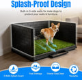 Dog Grass Pad with Tray and Drawer, Indoor Dog Potty Training System