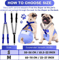 Saintrygo 2 Dog Suspenders Diaper Soft Adjustable