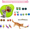 BERXOL 47PCS Kitten Essentials Starter Kit, Ideal for Cats Under 6 Months, Featuring 21-Piece Toy Set, Bed, Carrier, Litter Box, Bowls & More, for New Cat Owners - Pink
