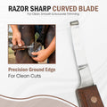 Equine Care Right-Handed Short Blade Hoof Knife for Horse Hoof Trimming