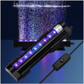 DaToo Submersible Aquarium Light 6Inch Fish Tank Light Bubbler Wall with Air Bubble Hole IP68 Waterproof Color Changing 