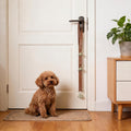 Leather Dog Door Bells, Dog Door Bells for Potty Training, Premium Leather Dog Training Bell with 3 Loud Brass Bells, Ad