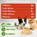 3.5 OZ Raw Antarctic Krill Freeze Dried Egg Yolk Chicken Cat & Dog Food Toppers High Protein Food Toppers Skin & Coat Support 100g